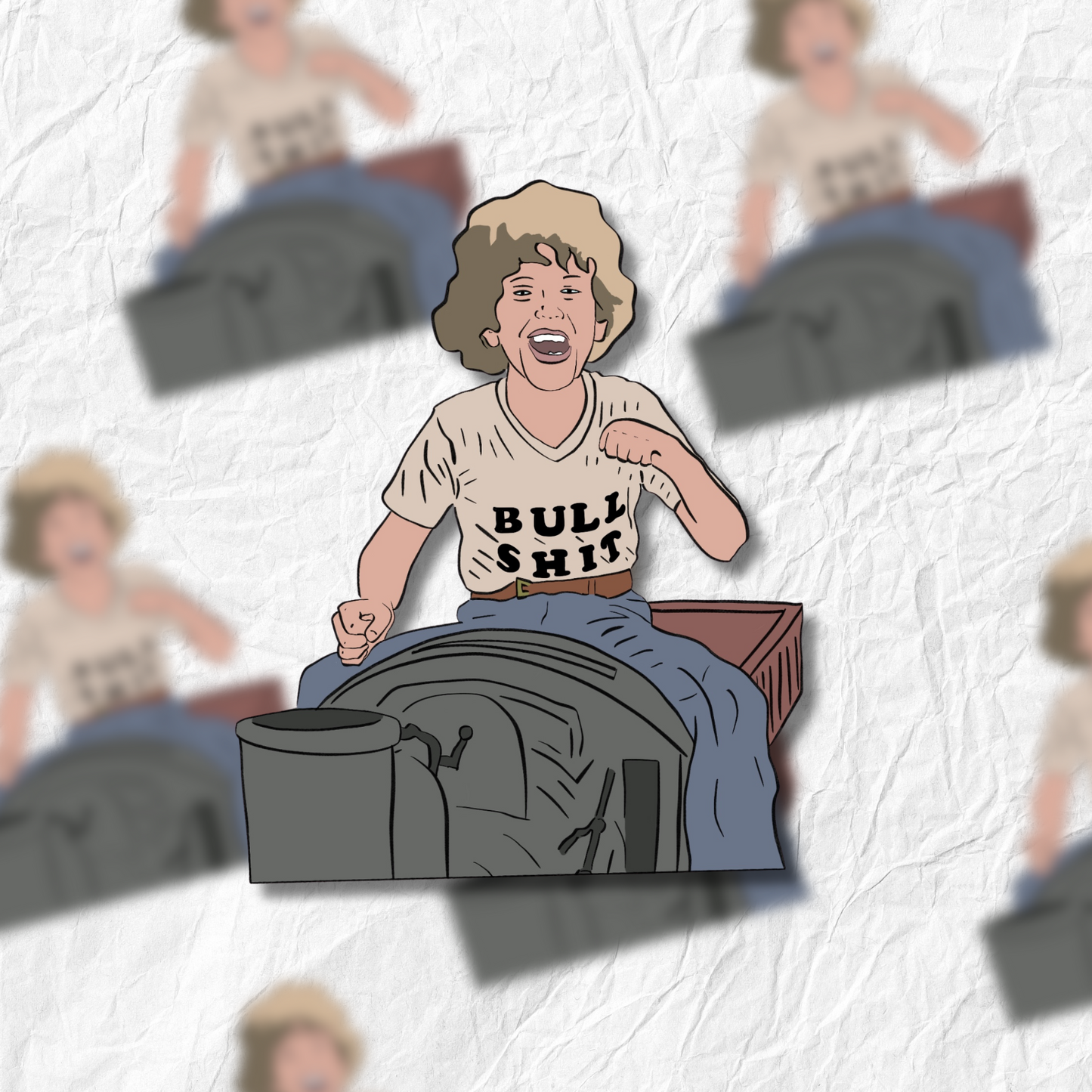 Bullshit kid- The Jerk - Sticker