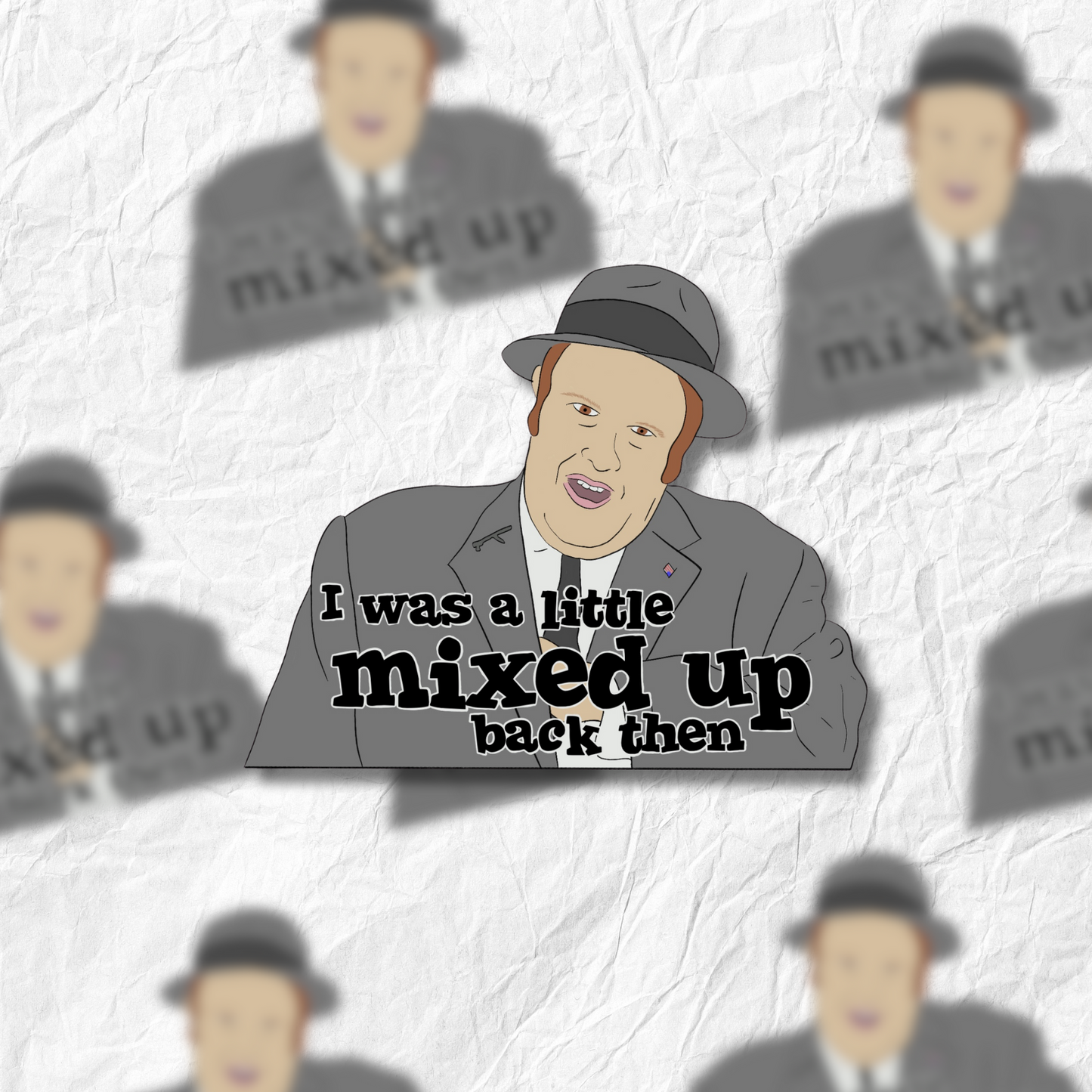 I was a little mixed up - The Jerk - Sticker
