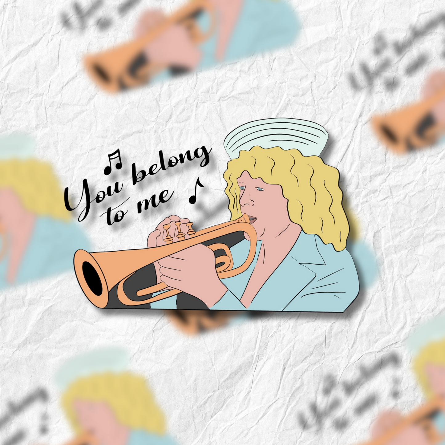 You belong to me - The Jerk - Sticker