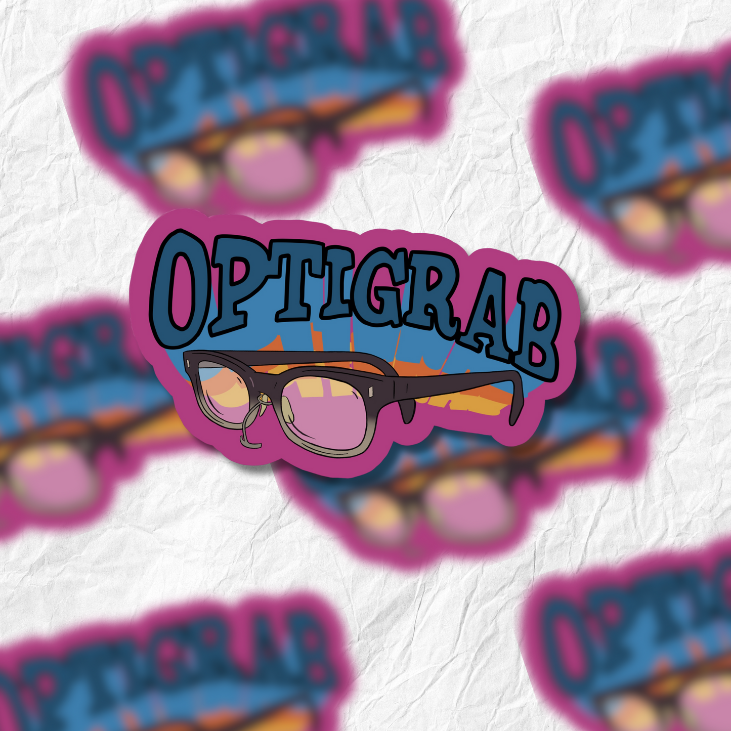 Optigrab - The Jerk - Sticker