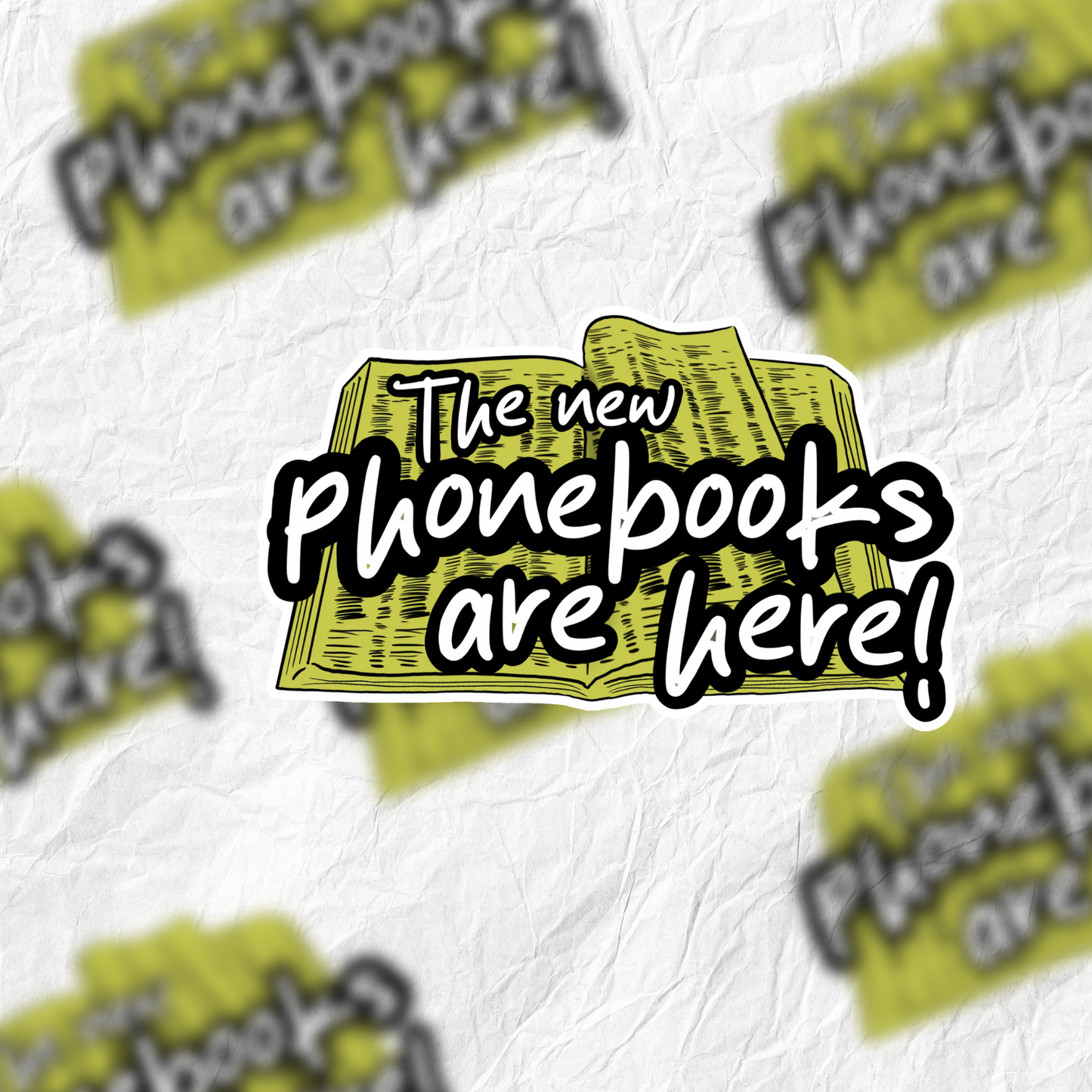 Phone books - The Jerk - Sticker