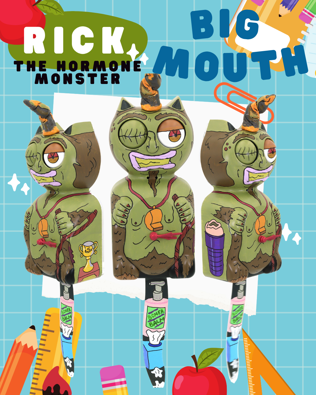 Rick the Hormone Monster - Big Mouth - Kit Cat Klock - Whoreable Decor