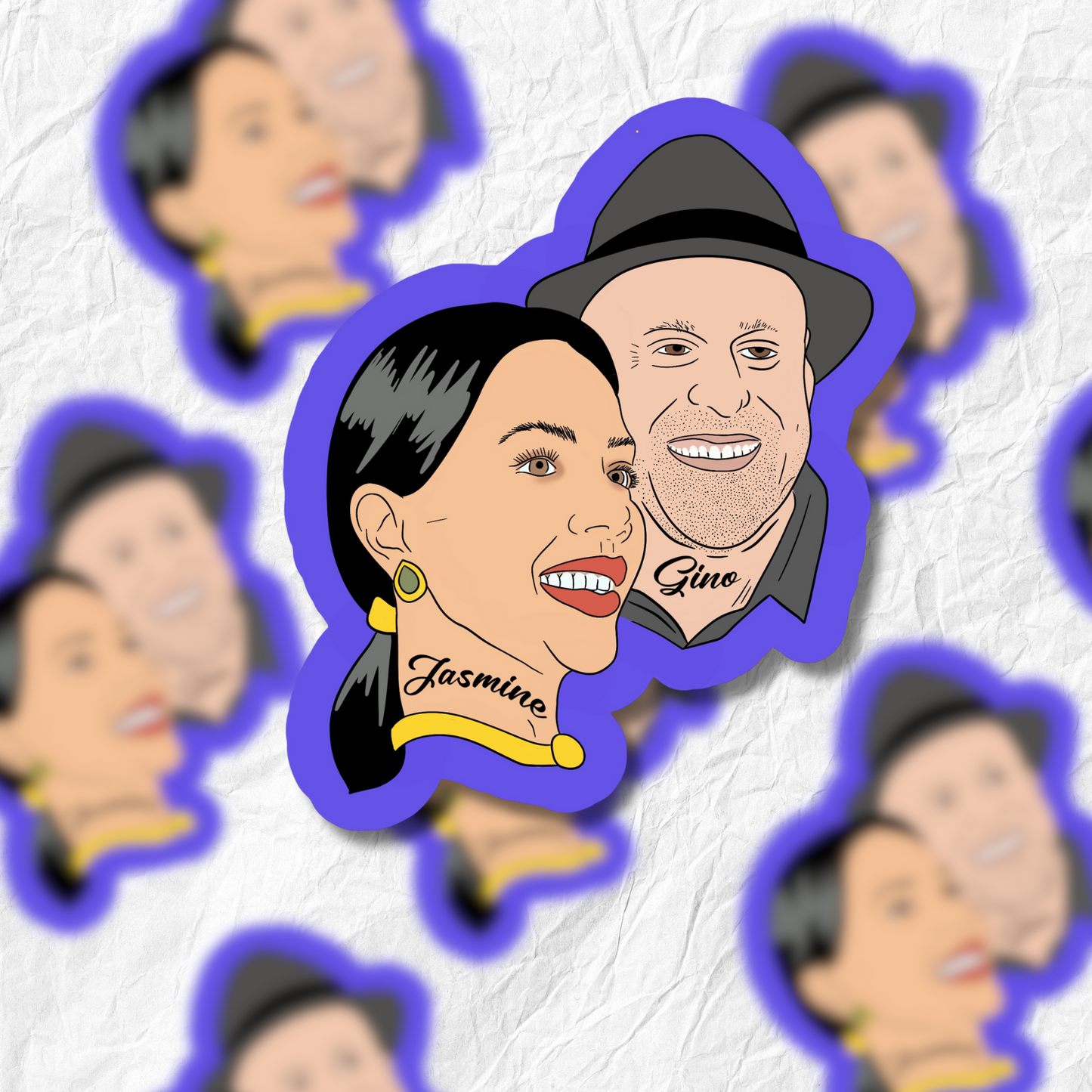 90 Day Fiancé - Jasmine and Gino sticker