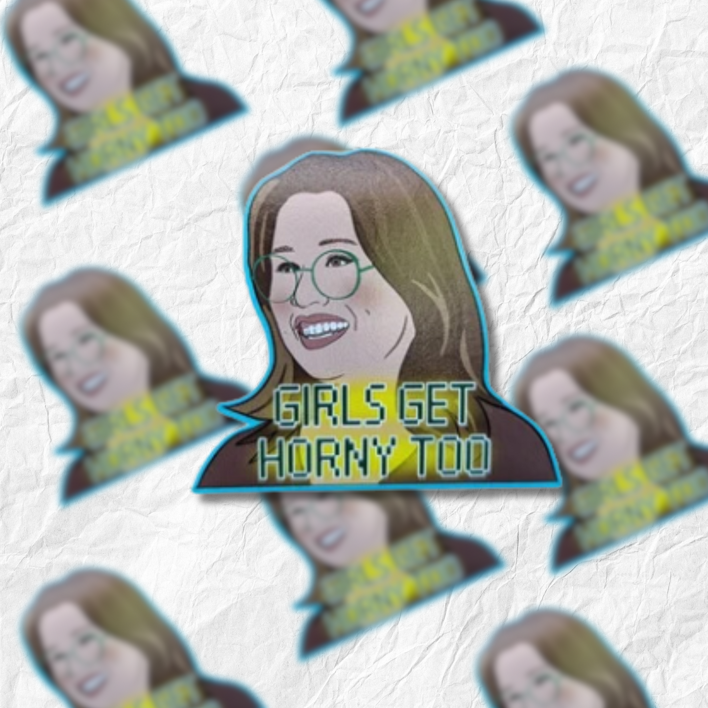 Love On The Spectrum - Dani - Girls get horny too - sticker