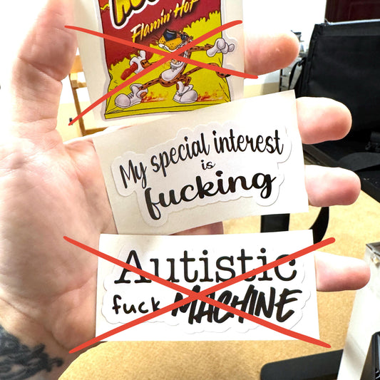 My special interest is fucking Sticker - Whoreable Decor