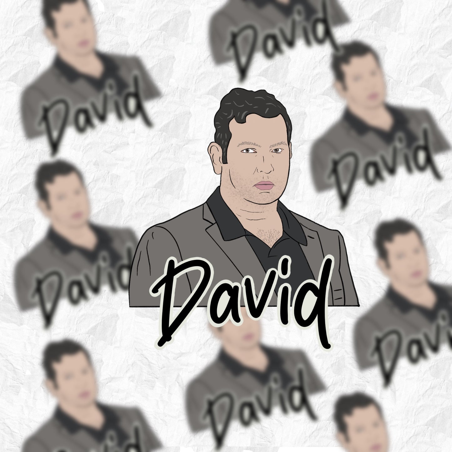 Love On The Spectrum - David - sticker