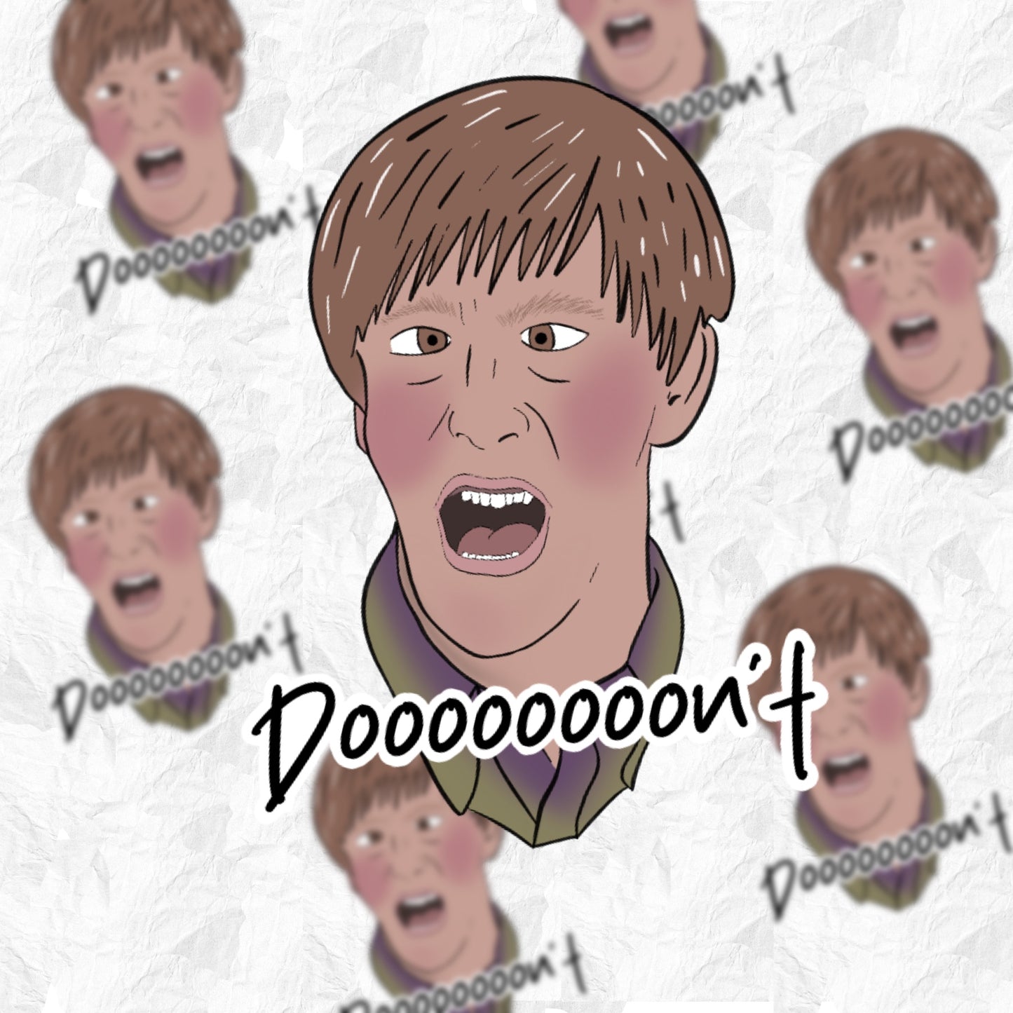Stuart Dooooon't - Mad TV - sticker - Whoreable Decor