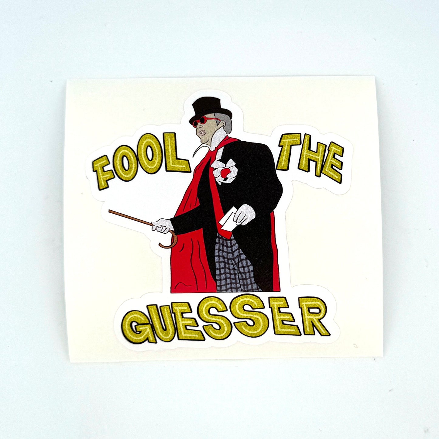 Fool the guesser - The Jerk - Sticker