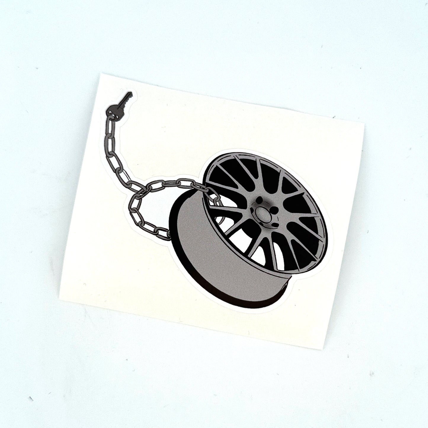Bathroom key- The Jerk - Sticker