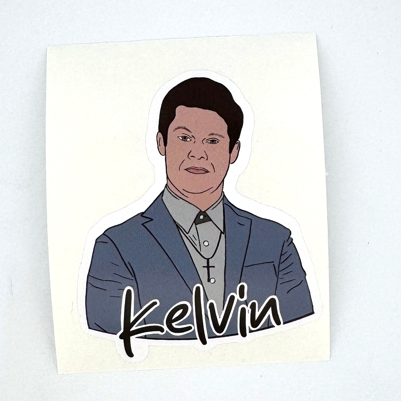 Kelvin - The Rightous Gemstones - Sticker - Whoreable Decor