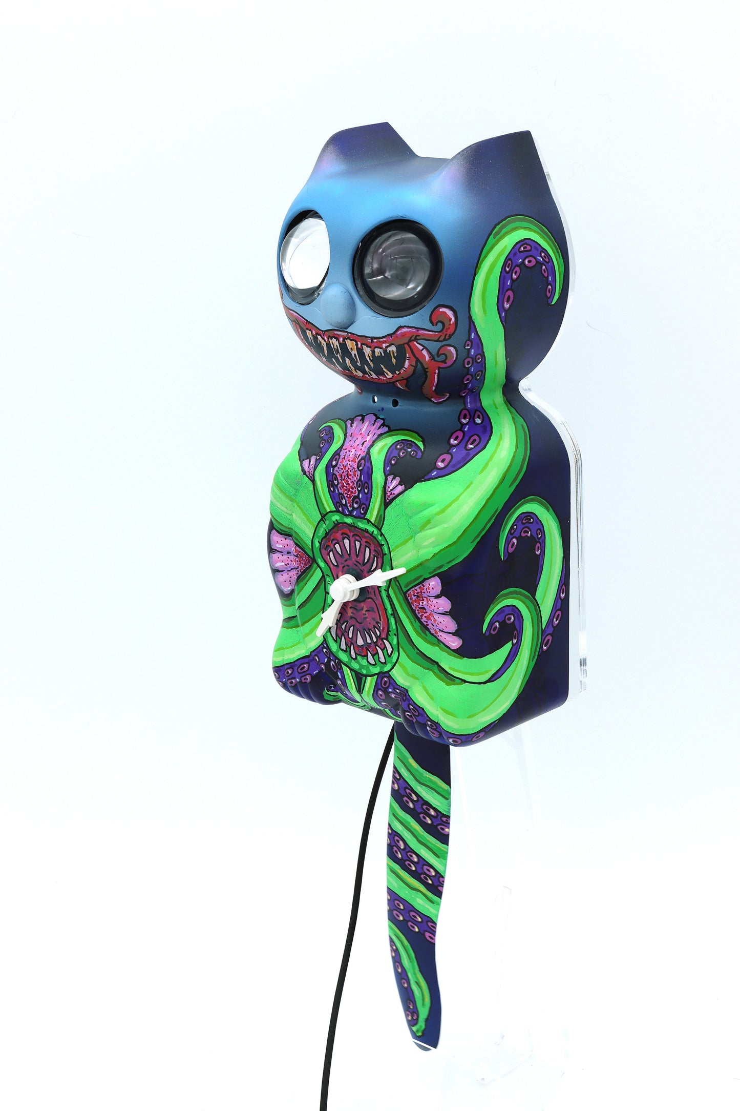 Kraken with digital eyes - Kit Cat Klock