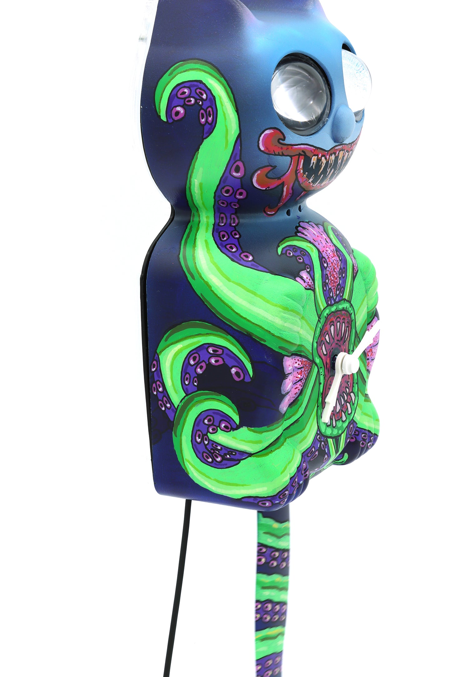 Kraken with digital eyes - Kit Cat Klock