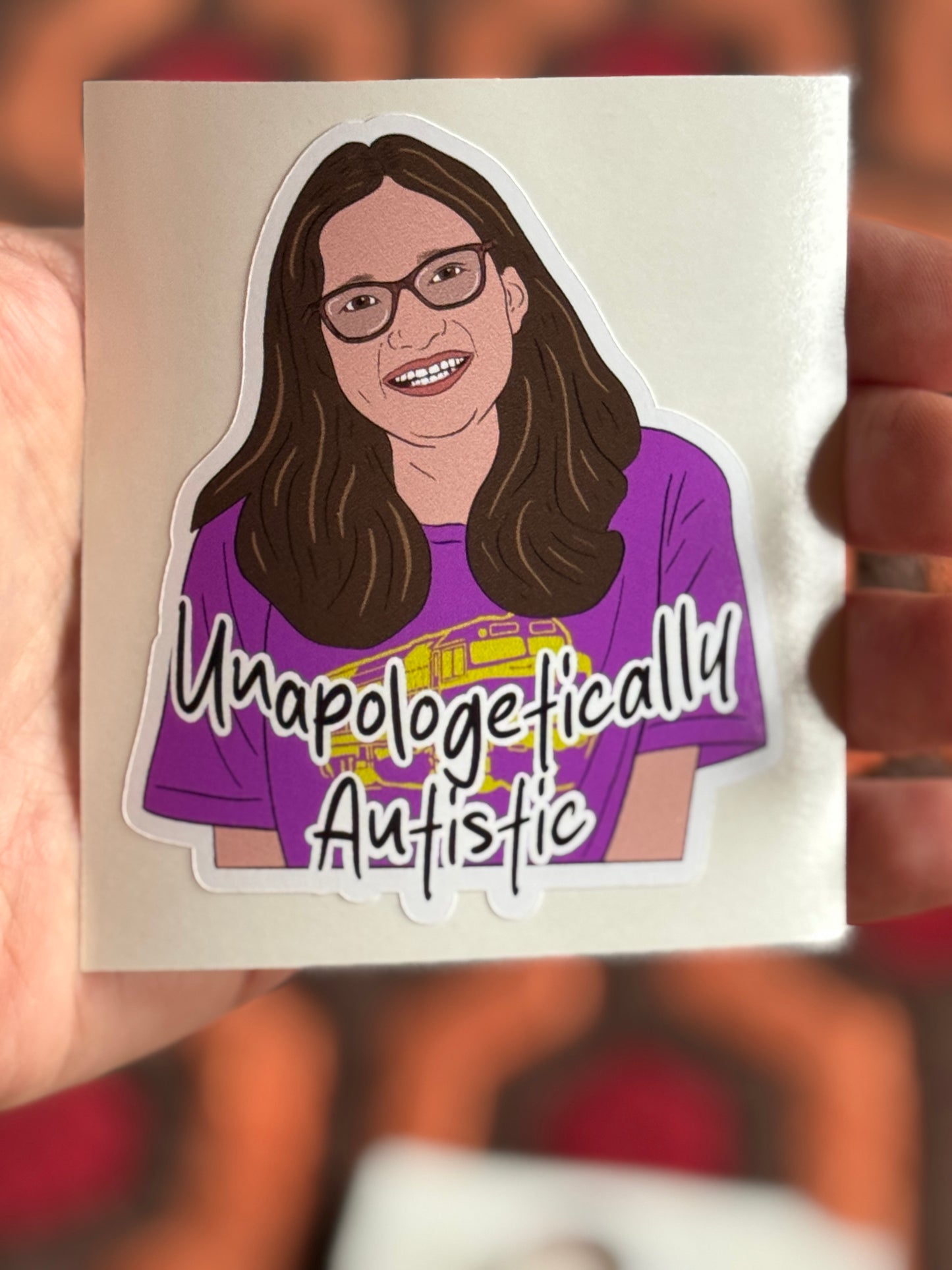 Love On The Spectrum - Pari / Unapologetically Autistic - sticker