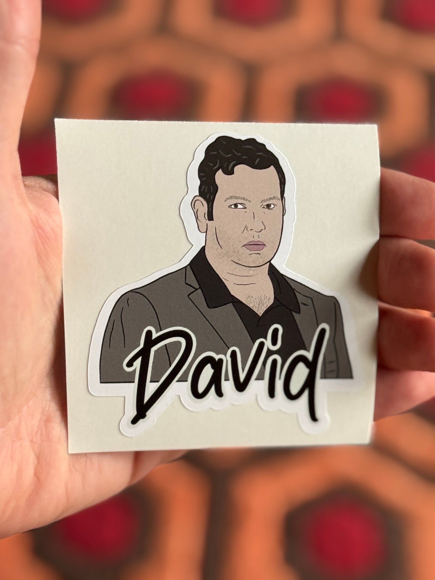Love On The Spectrum - David - sticker