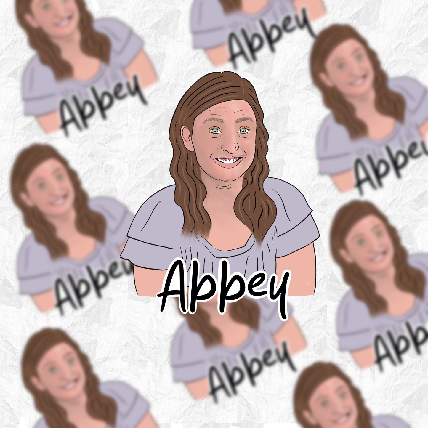 Love On The Spectrum - Abbey - sticker