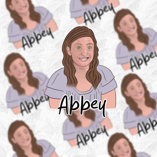 Love On The Spectrum - Abbey - sticker - Whoreable Decor