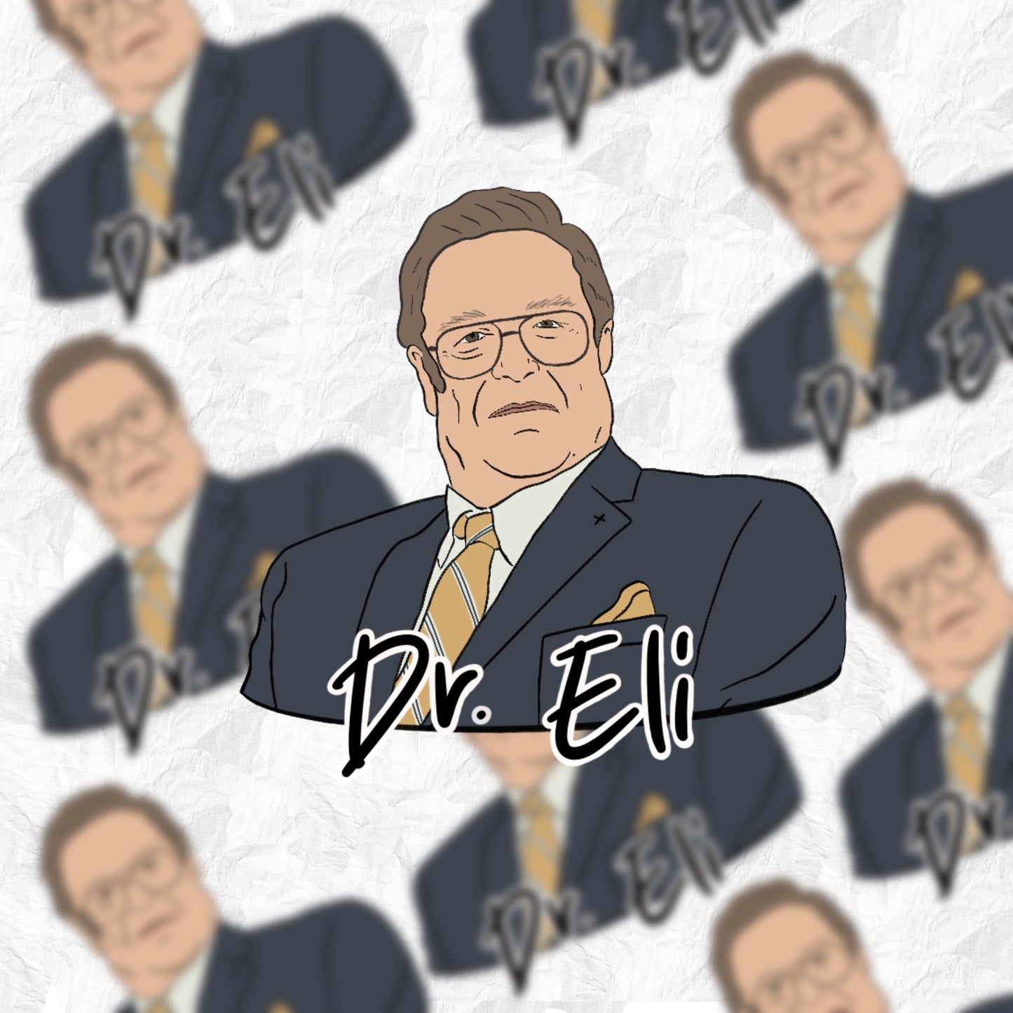 Dr. Eli - The Rightous Gemstones - Sticker