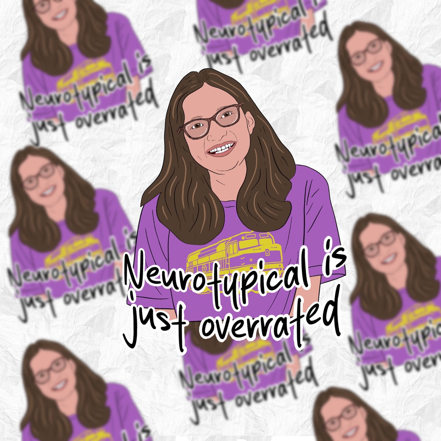Love On The Spectrum - Pari / Neurotypical is just overrated - sticker