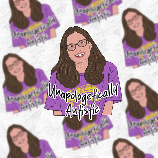 Love On The Spectrum - Pari / Unapologetically Autistic - sticker - Whoreable Decor