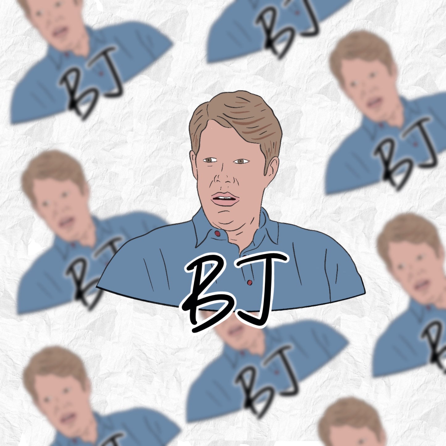 BJ - The Rightous Gemstones - Sticker