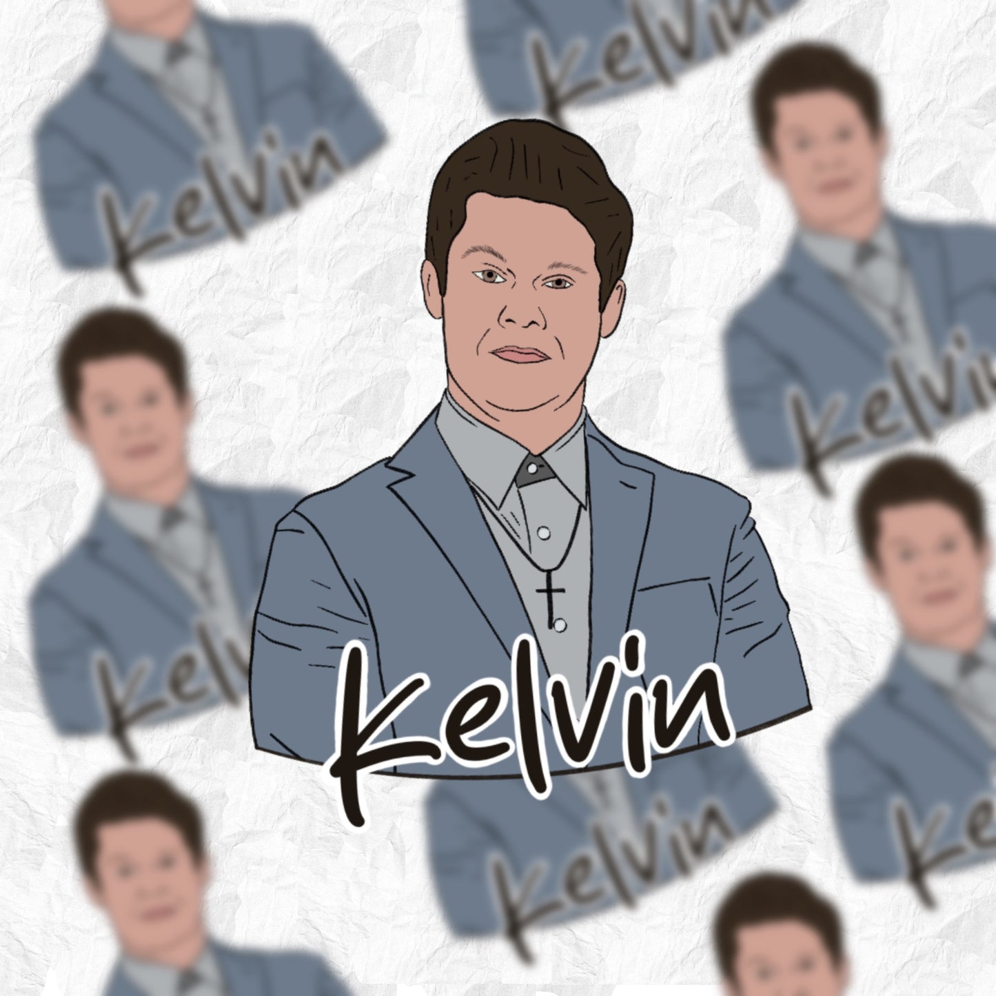 Kelvin - The Rightous Gemstones - Sticker