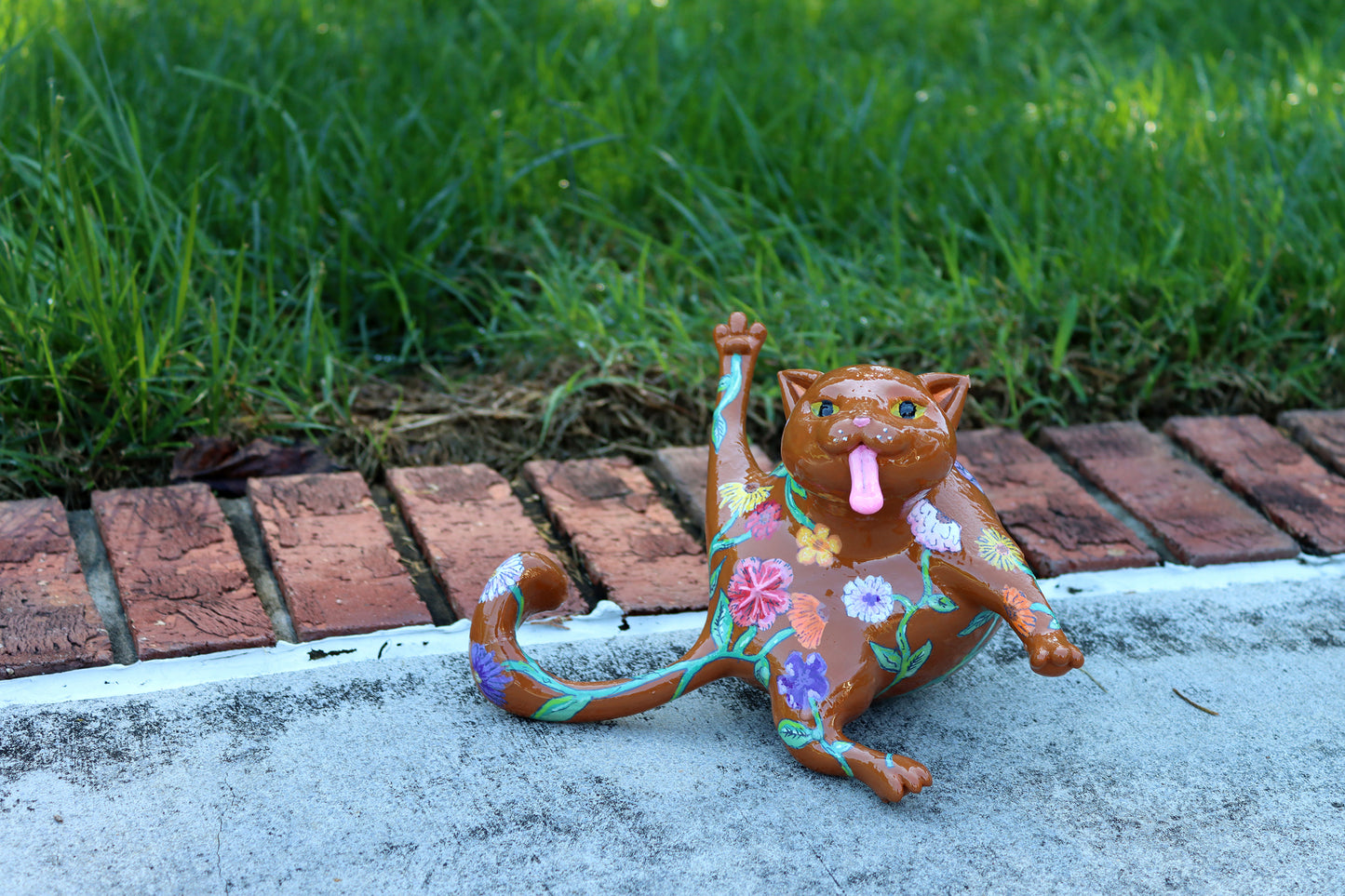 Collectible Whoreable Cat Figurine - Eras Piano