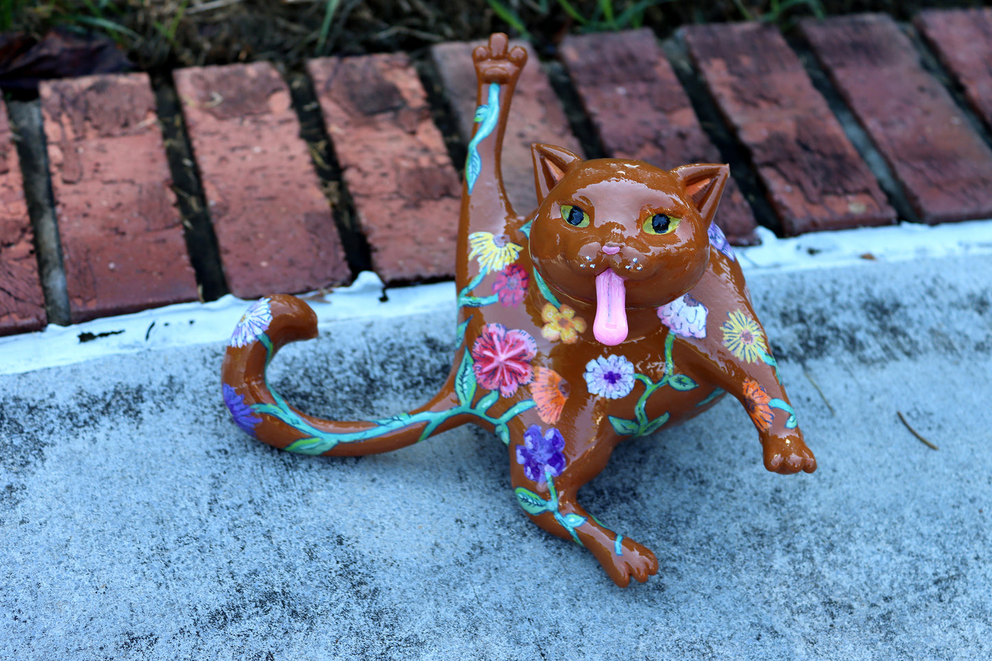Collectible Whoreable Cat Figurine - Eras Piano