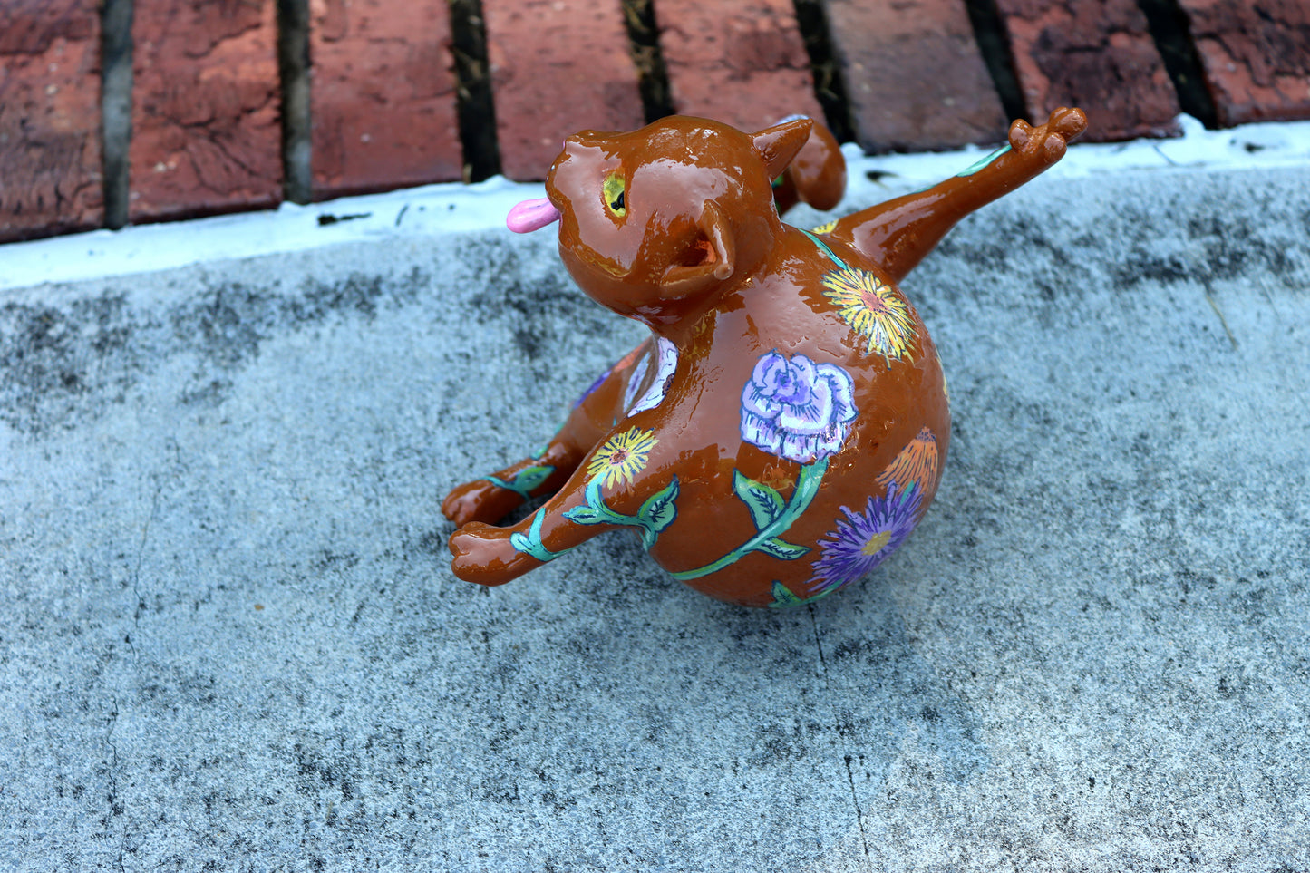 Collectible Whoreable Cat Figurine - Eras Piano