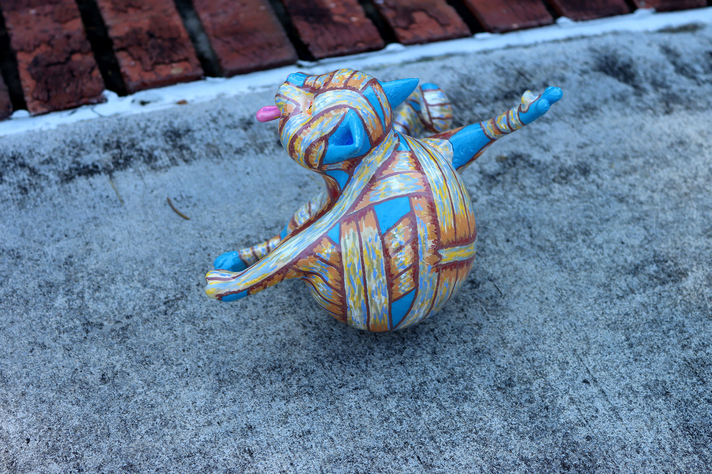 Collectible Whoreable Cat Figurine - Mummy Cat