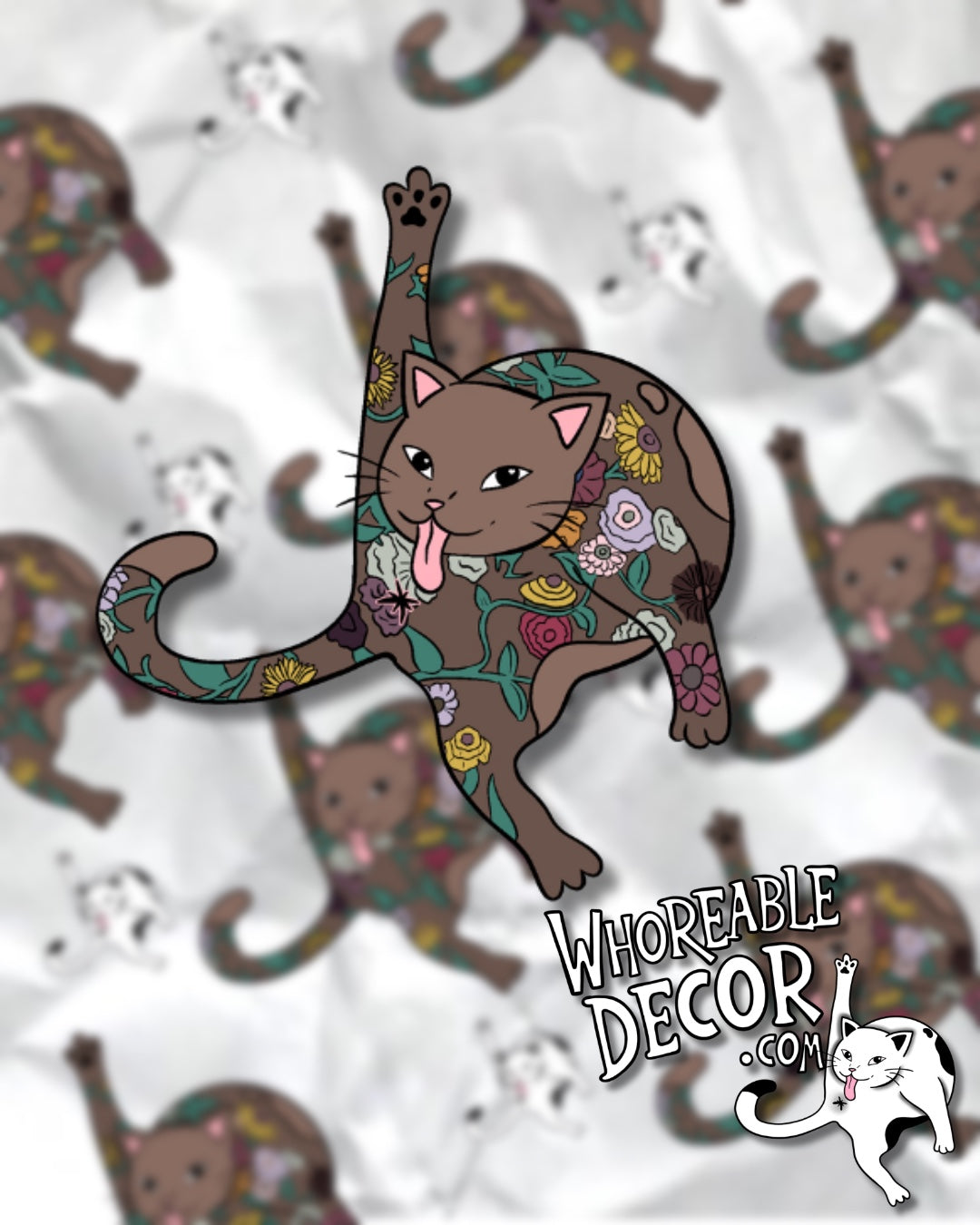 Whoreable Eras Piano Cat - sticker