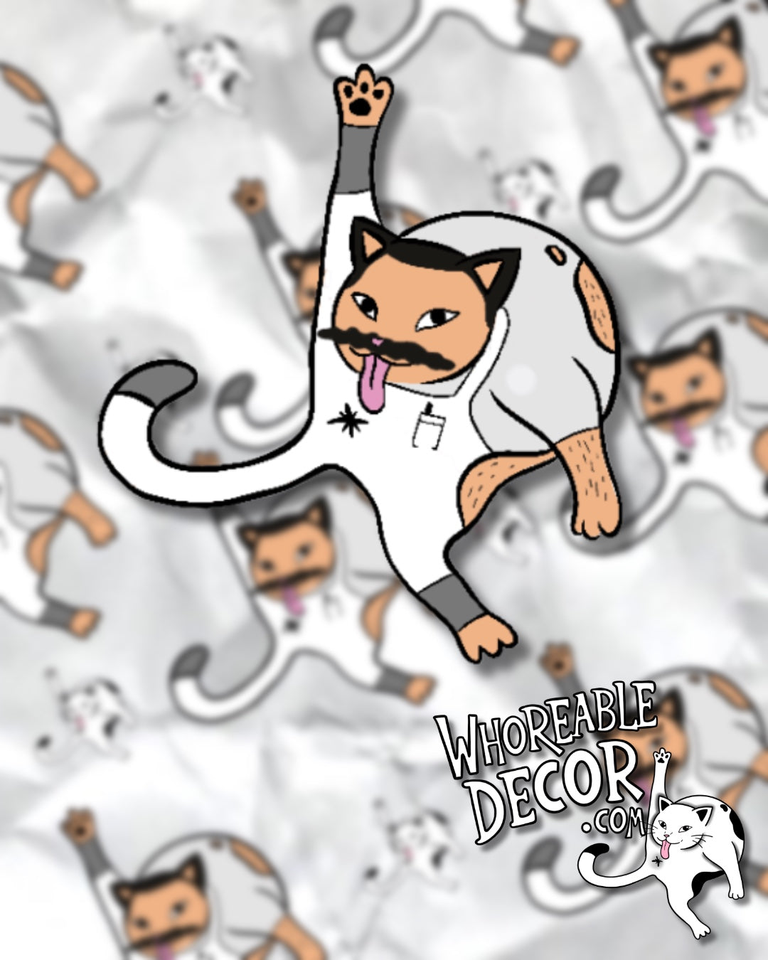 Whoreable Bob Belcher Cat - sticker