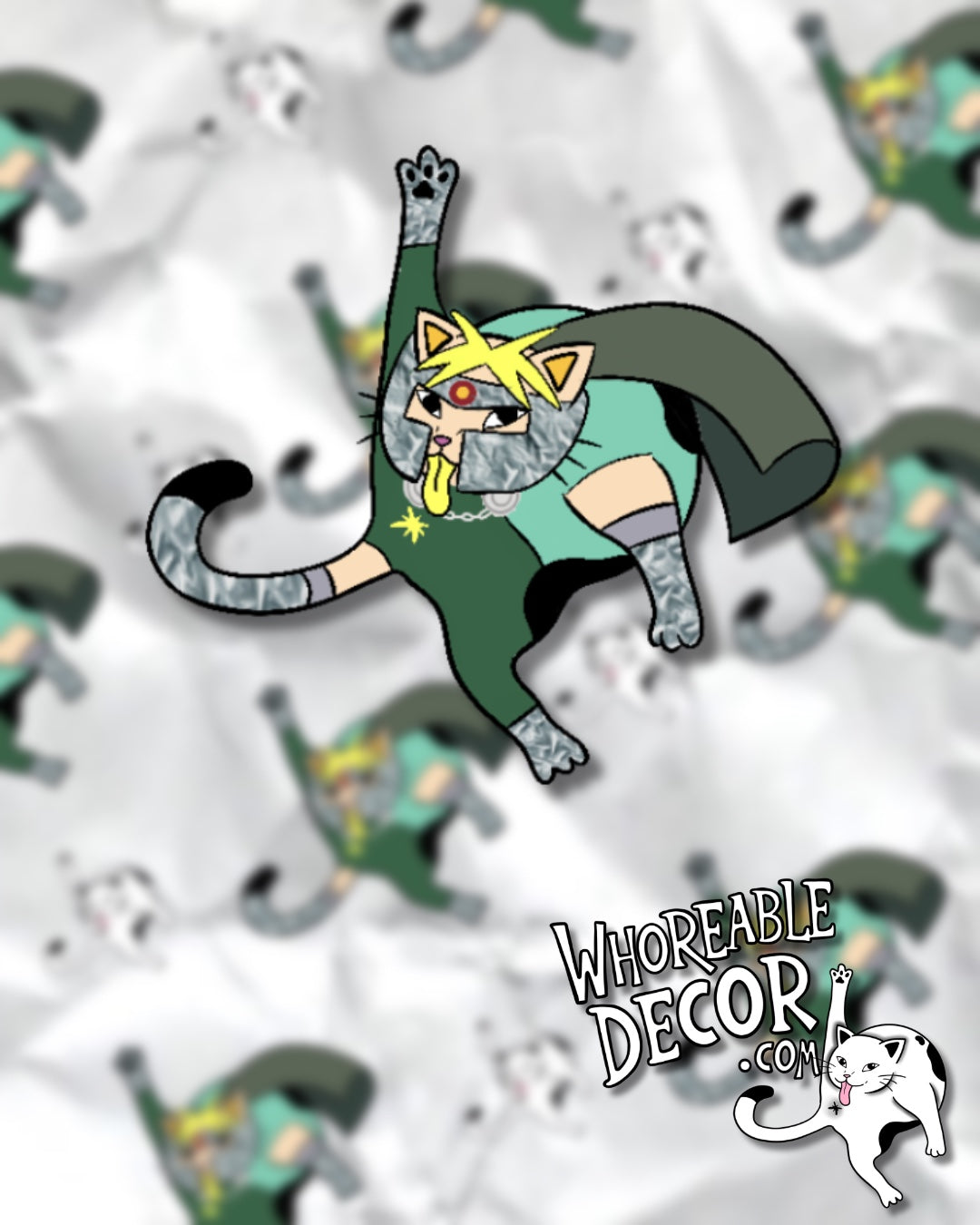 Whoreable Professor Chaos Cat - sticker