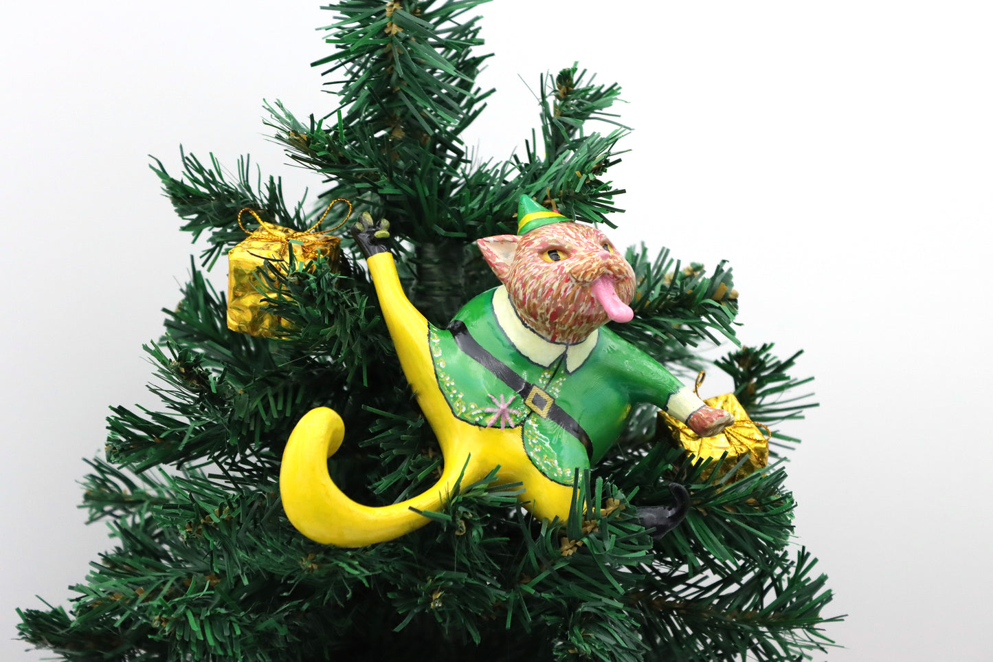Collectible Whoreable Cat Whornament - Buddy The Elf