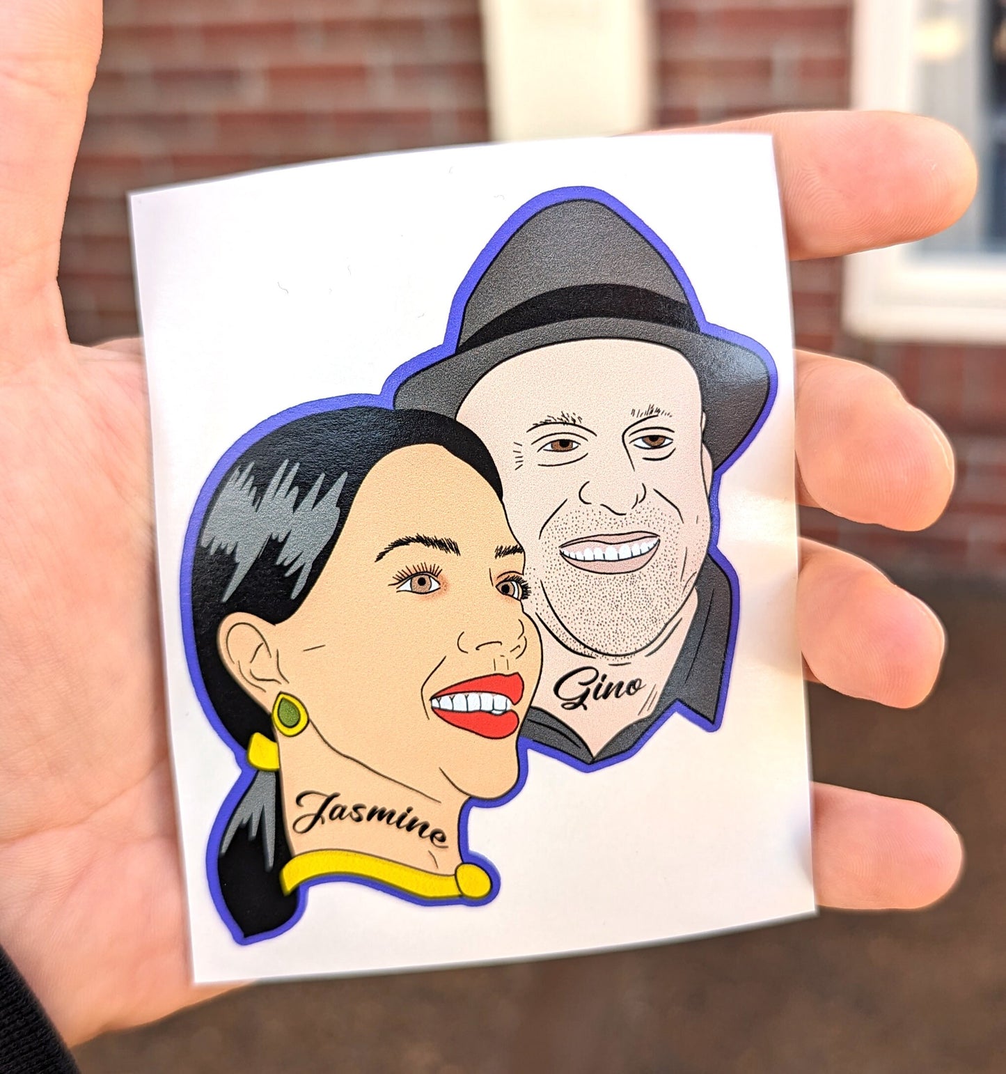90 Day Fiancé - Jasmine and Gino sticker