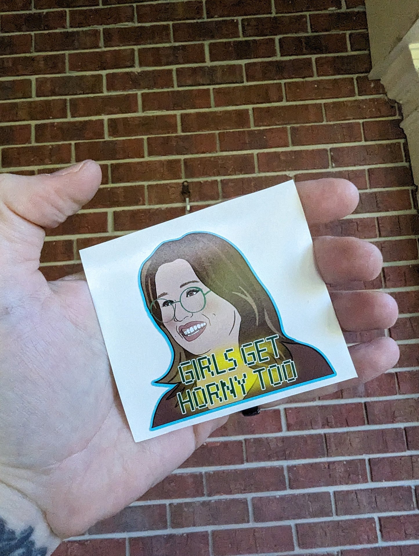 Love On The Spectrum - Dani - Girls get horny too - sticker