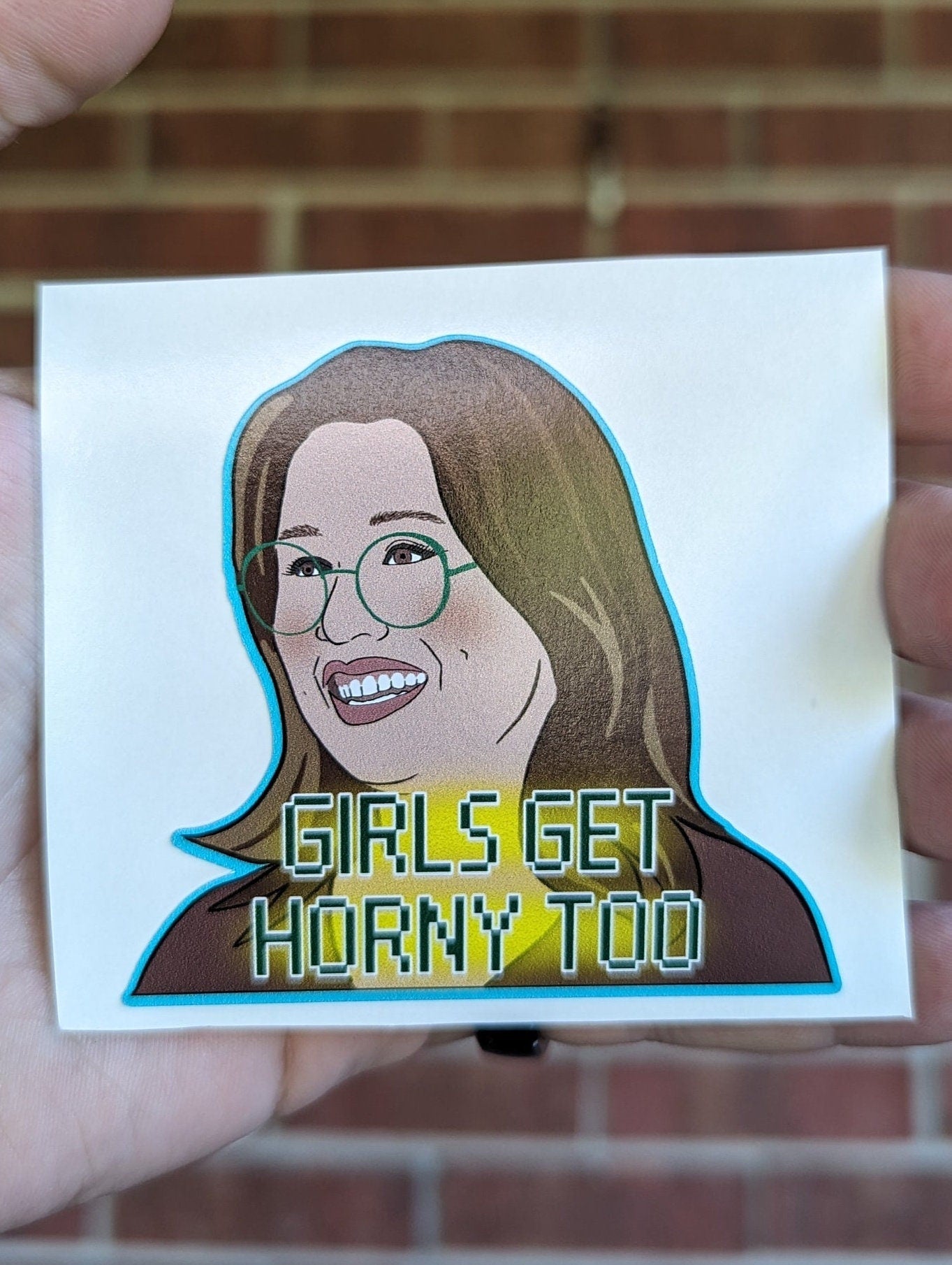 Love On The Spectrum - Dani - Girls get horny too - sticker