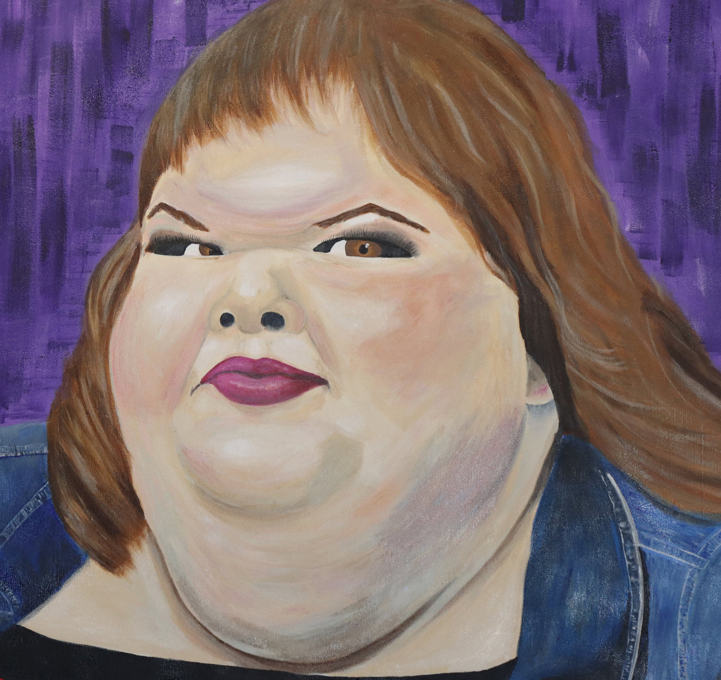 1000lb Sisters painting Tammy 36" X 36"