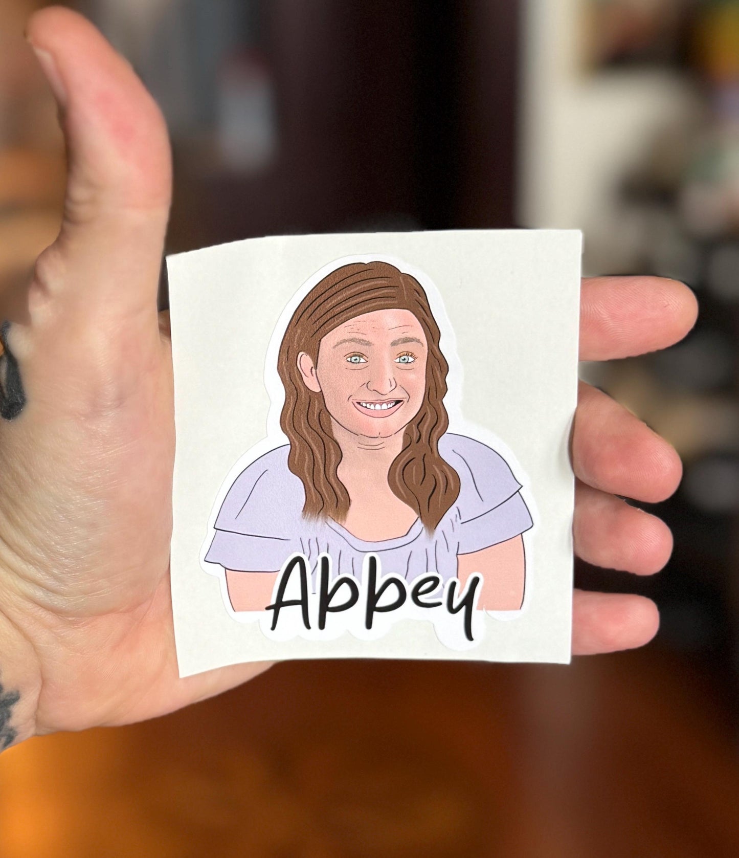 Love On The Spectrum - Abbey - sticker - Whoreable Decor