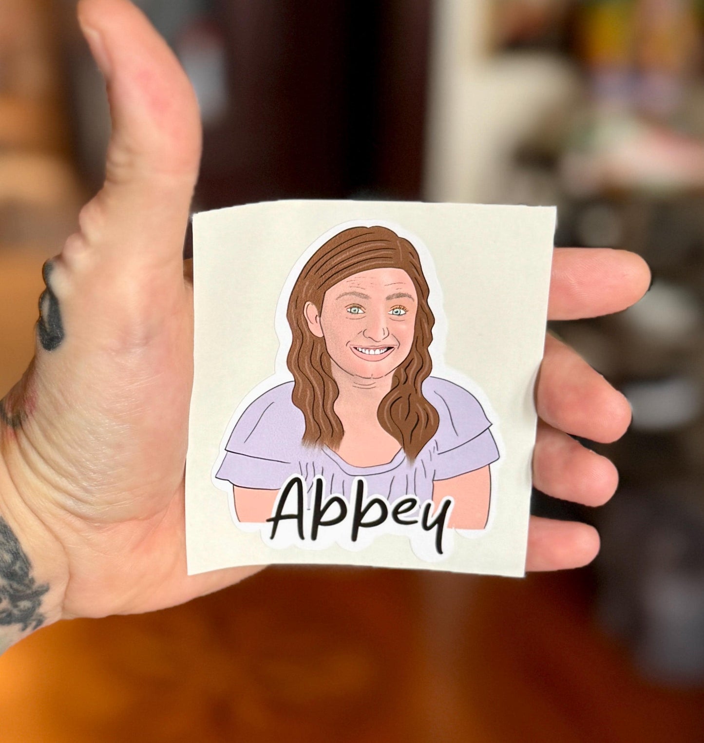 Love On The Spectrum - Abbey - sticker - Whoreable Decor
