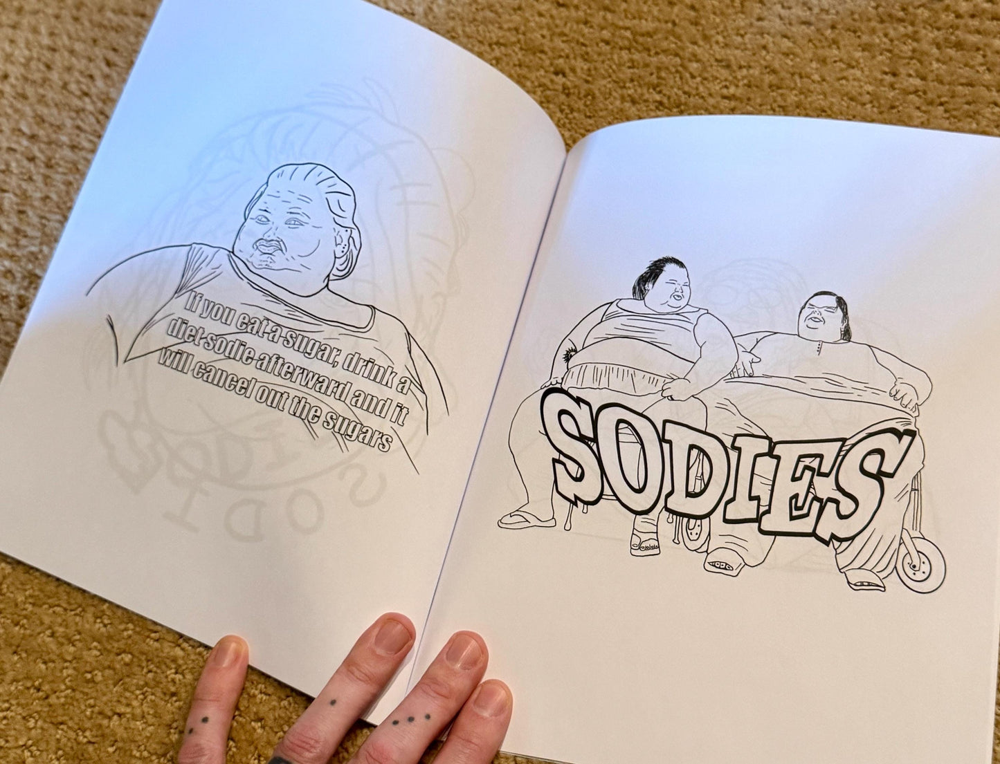 1000lb Sisters Coloring Book - Digital Download