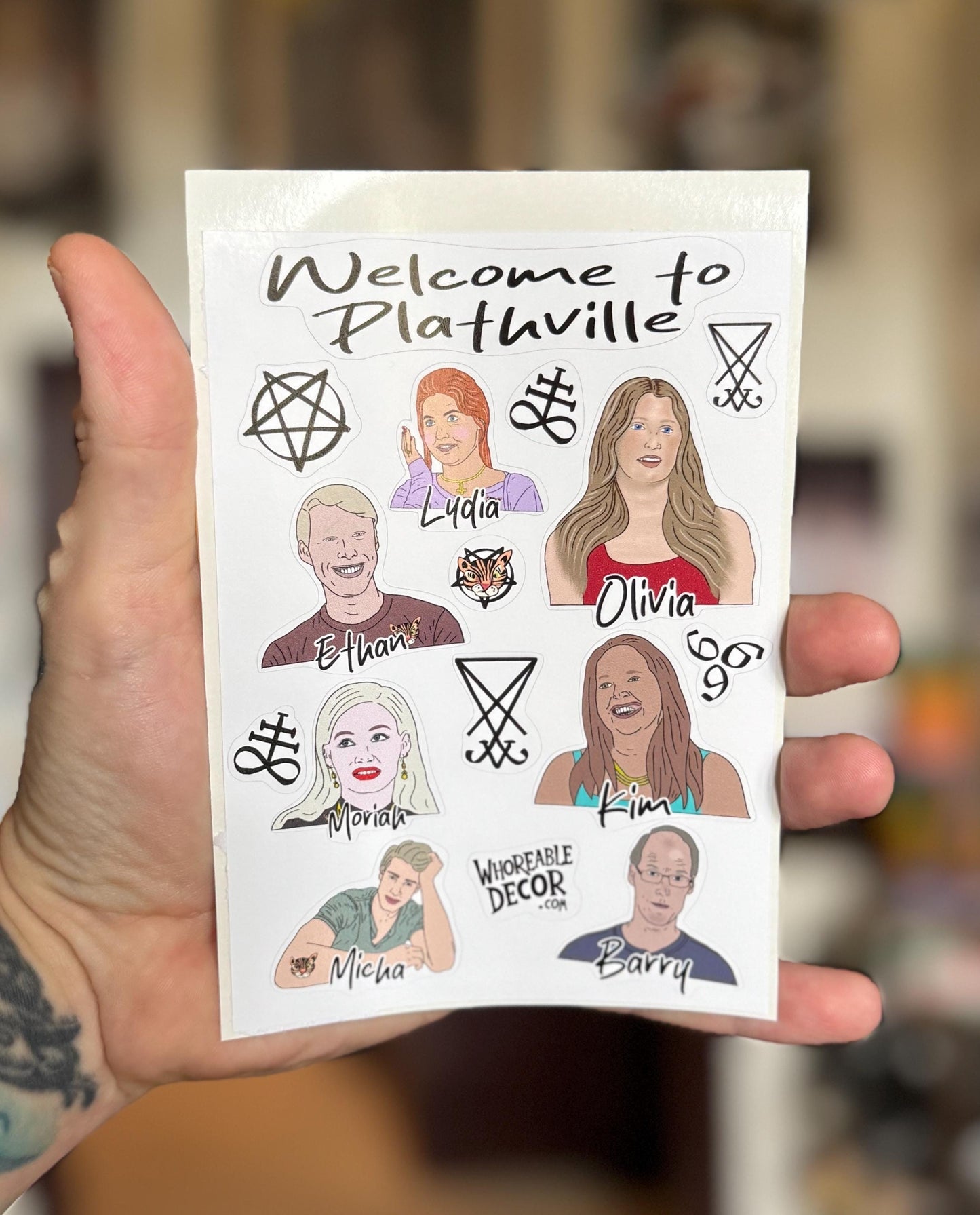 Welcome to Plathville - Sticker Sheet