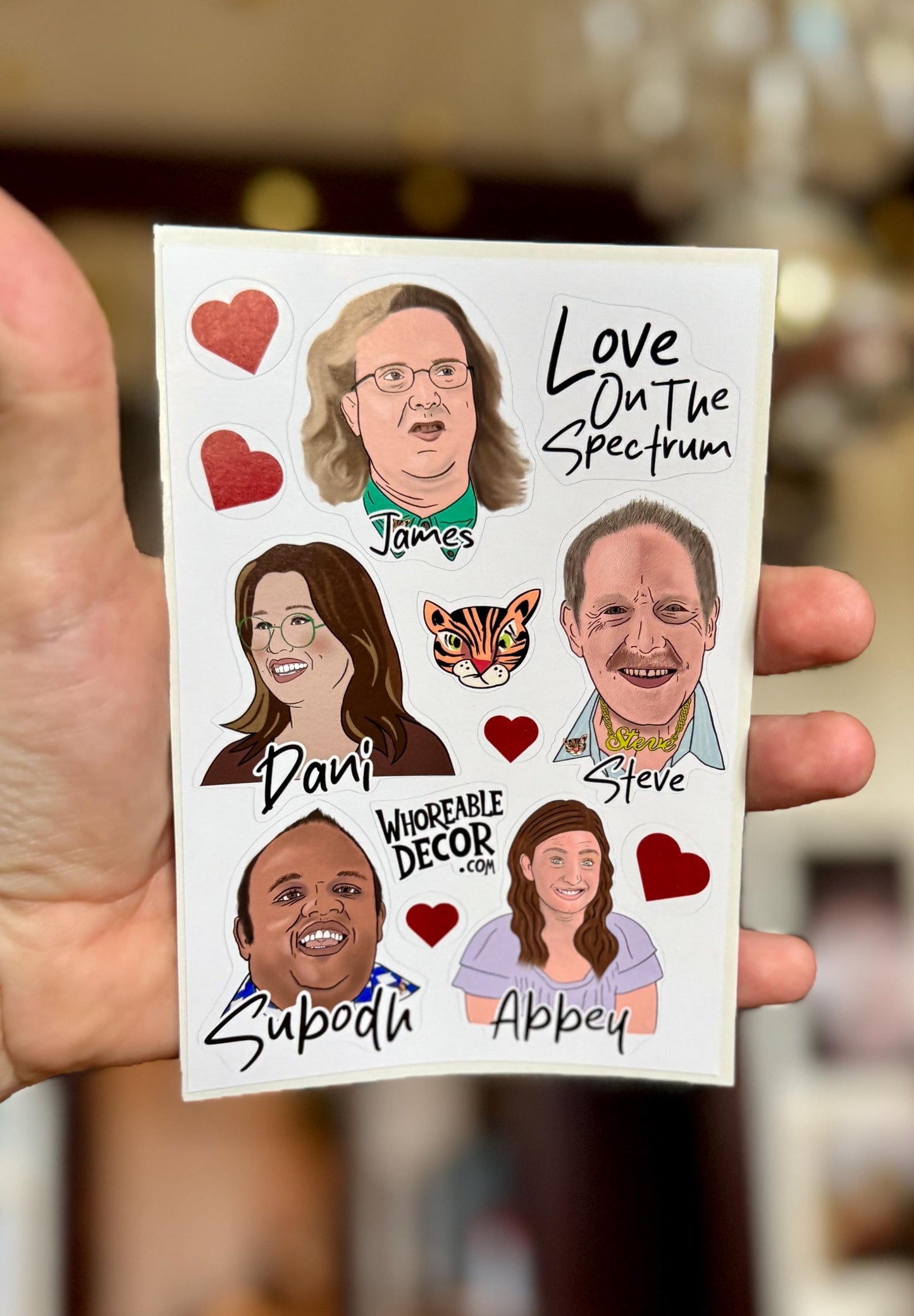 Love on the Spectrum - Sticker Sheet