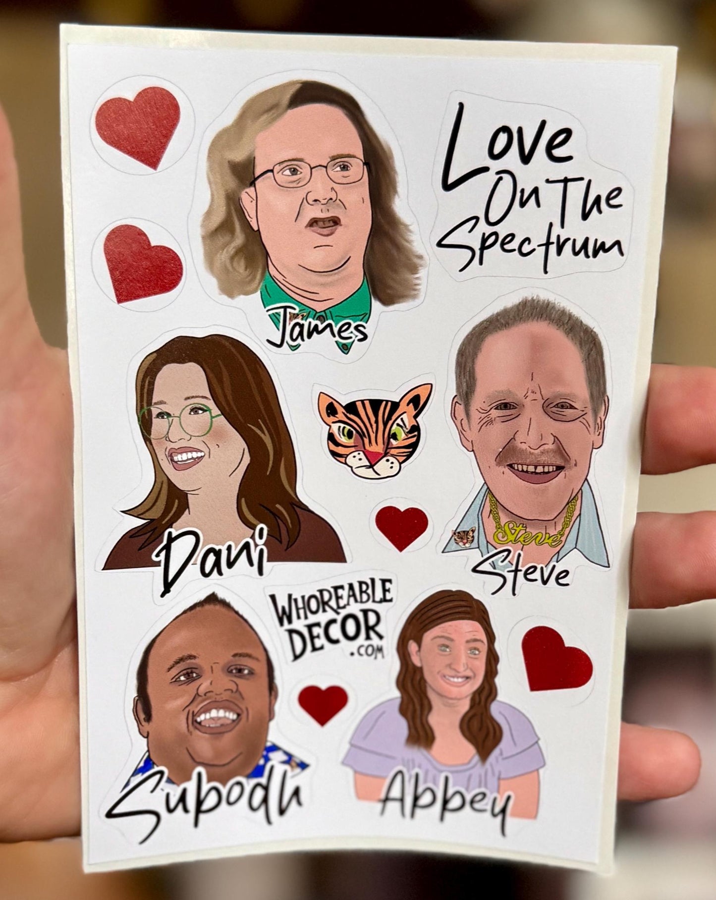 Love on the Spectrum - Sticker Sheet