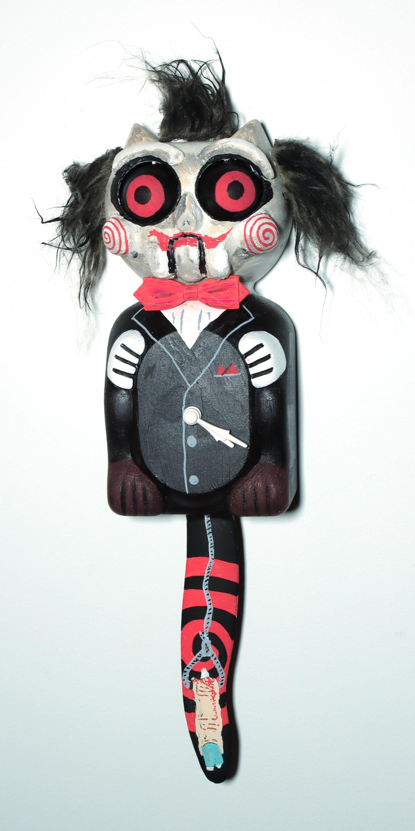 Billy the Puppet (Saw) - Kit Cat Klock