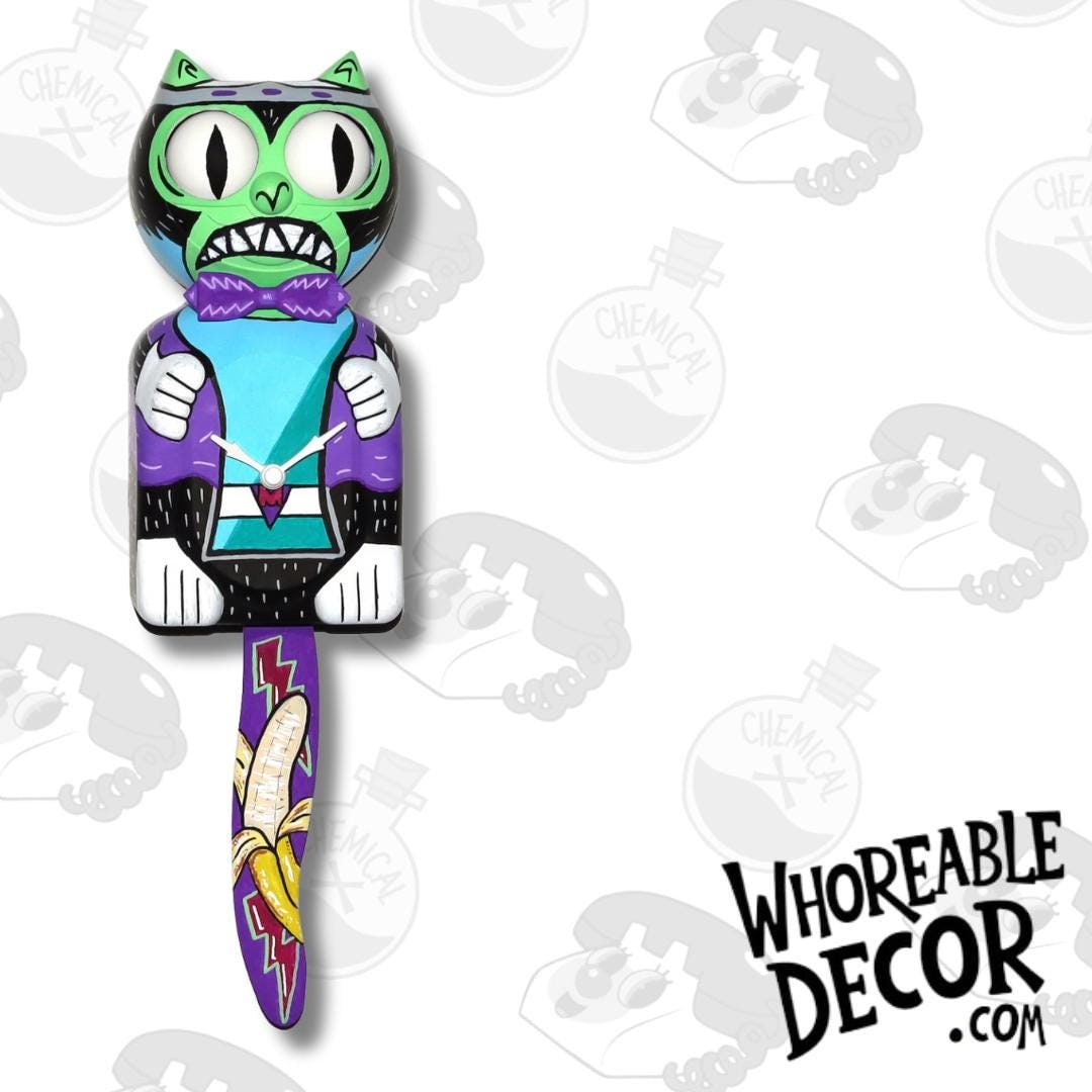 Mojo Jojo (Powerpuff Girls) - Kit Cat Klock