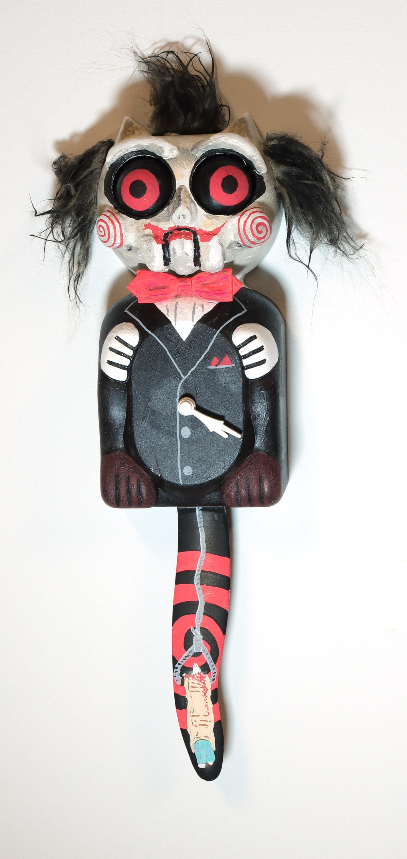 Billy the Puppet (Saw) - Kit Cat Klock