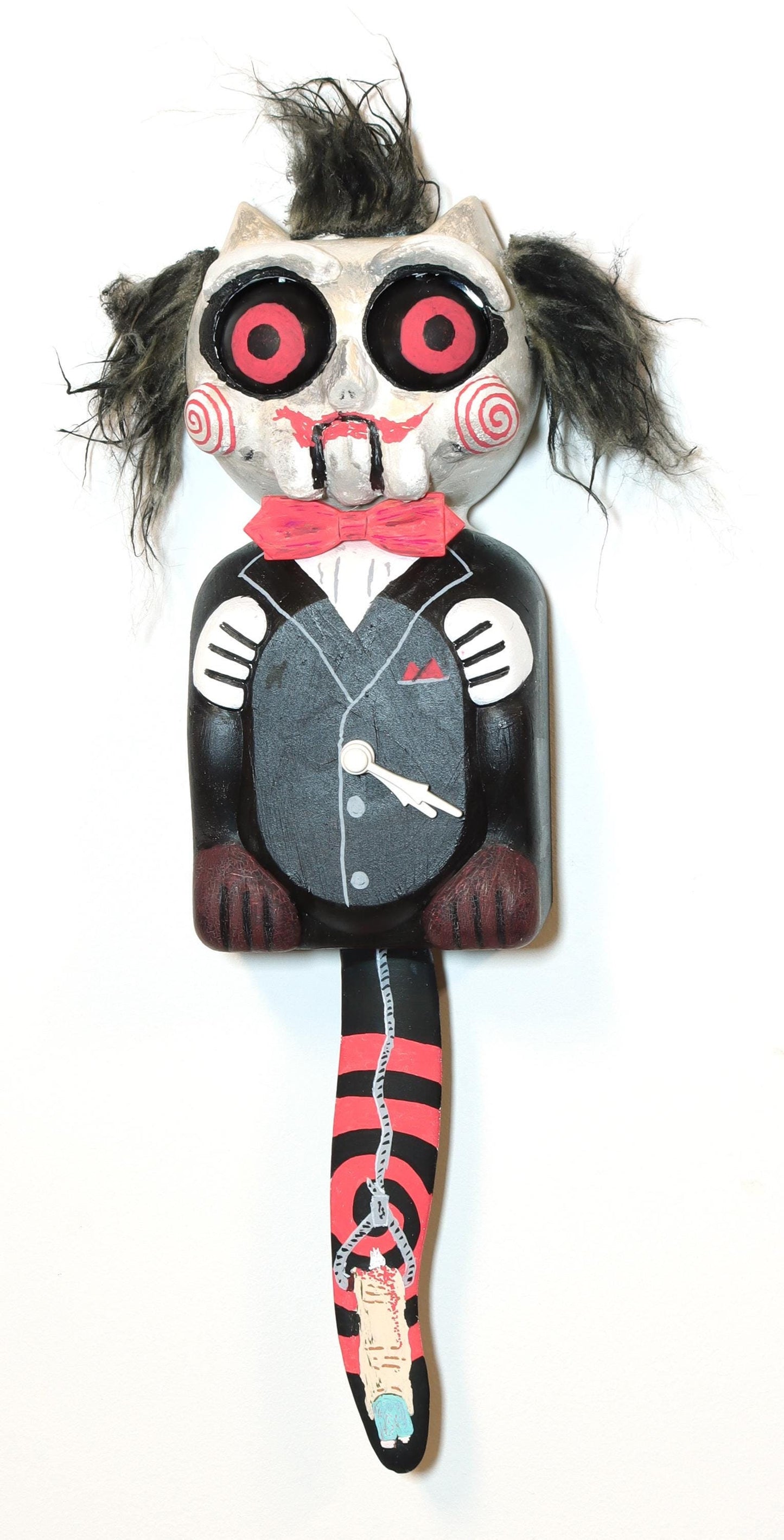 Billy the Puppet (Saw) - Kit Cat Klock