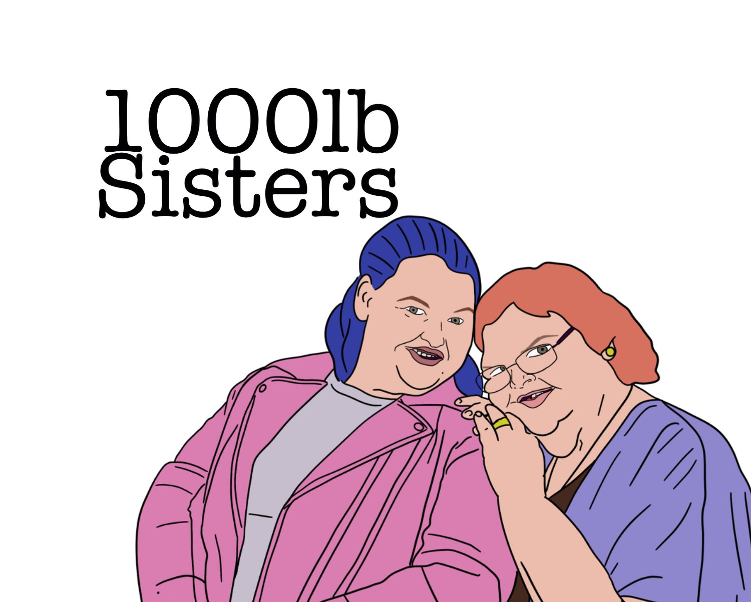 1000lb Sisters - Stickers