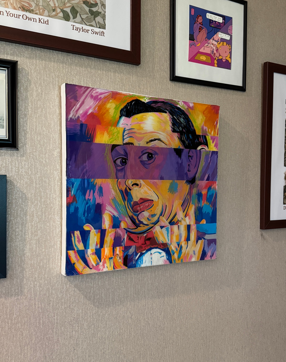 Paul Ruebens (Pee Wee Herman)  painting - Whoreable Decor