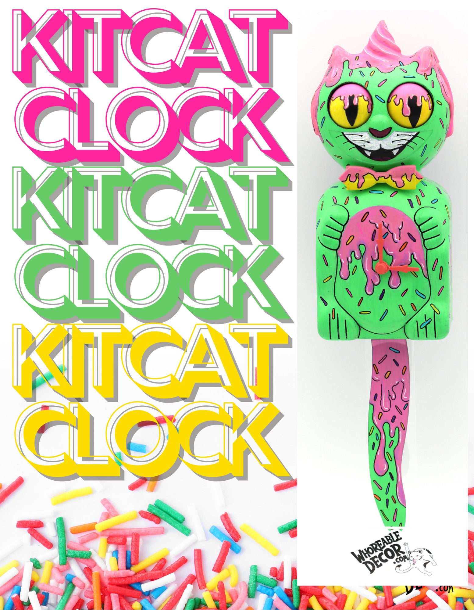 Sweet Tooth - Kit Cat Klock - Whoreable Decor
